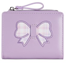 Cute Bow Sweet Girl Wallet with Card Holder Short Purse PU Leather Wallet